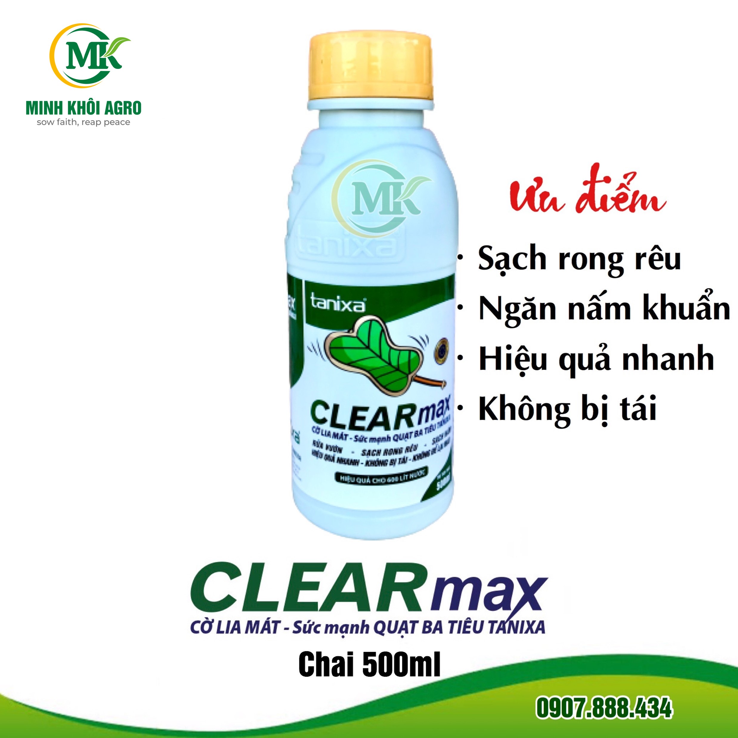 Phân bón lá Clear Max - Chai 500ml